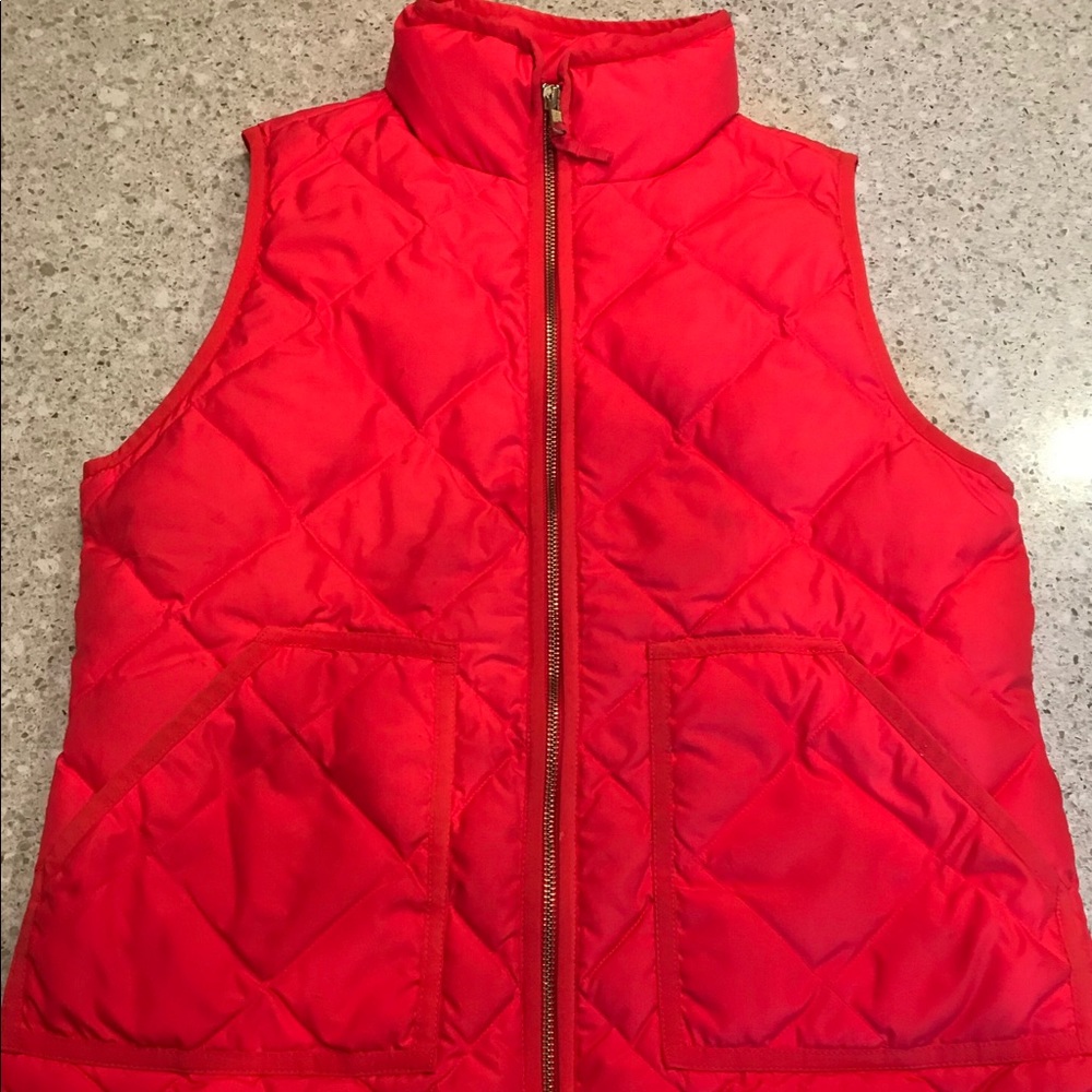 FINAL SALE: Hunting Orange J Crew Quilted Vest